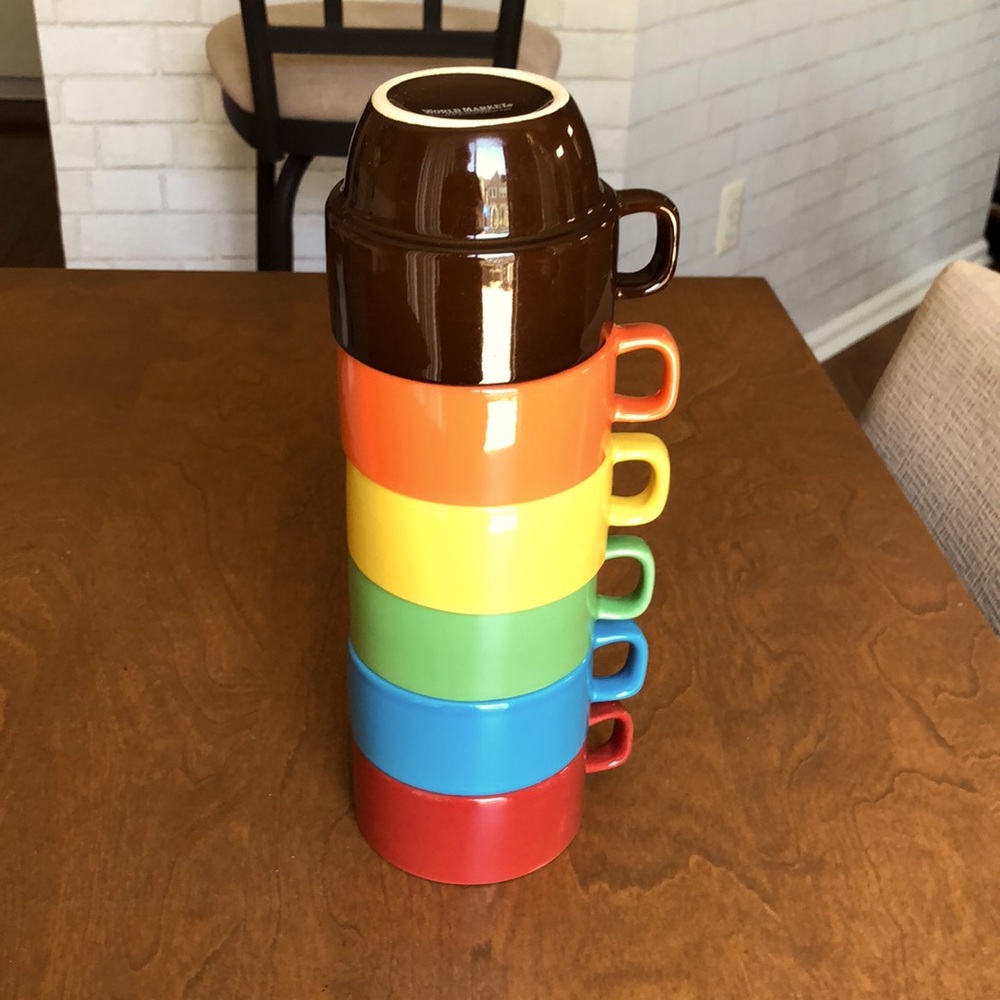 Set of 6 coffee cups